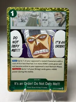 It's an Order! Do Not Defy Me!!! OP15-038 One Piece Adventure on Kami's Island - Image 1