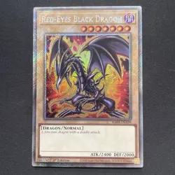 Yu-Gi-Oh Red-Eyes Black Dragon - RA04-EN109 - Platinum Secret - NM - 1st Edition - Image 1