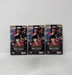 One Piece OP-09 Emperors In The New World 12-Card Sleeved Booster Pack Lot of 3 - Image 1