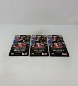 One Piece OP-09 Emperors In The New World 12-Card Sleeved Booster Pack Lot of 3 - Image 3