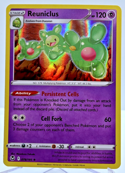 Reuniclus - Holo - 78/195 - Silver Tempest - Pokemon Card - NEAR MINT - Image 1