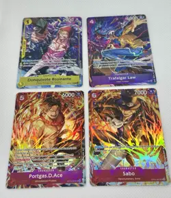 One Piece 4 card Lot. Cards from illustration box vol. 4 & vol. 5 - Image 1