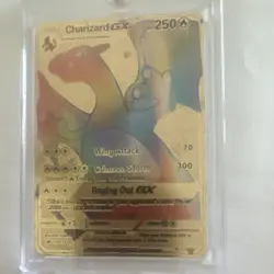 Charizard GX 150/147 Rainbow Rare Holo Sm-Burning Shadows Pokemon Card HP 250 - Image 1