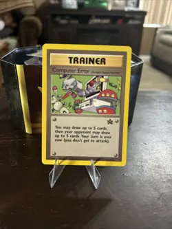 Pokemon Card - Computer Error (Rocket's Secret Machine) WoTC Black Star Promo 16 - Image 1