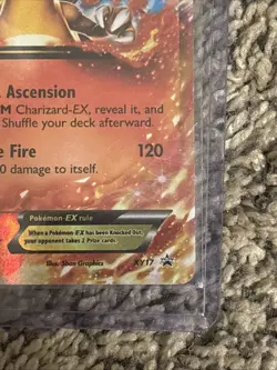 Pokemon TCG Charizard-EX XY17 Holo Promo Card LP Condition - Image 3