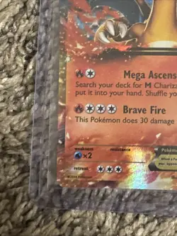 Pokemon TCG Charizard-EX XY17 Holo Promo Card LP Condition - Image 4