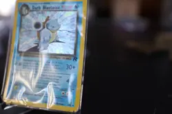 Pokemon Card Dark Blastoise Team Rocket Holo Rare 3/82 Swirl - HP - Image 4