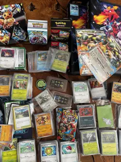 Pokemon Card Lot 1000+ Bulk Holos Reverse Rare + Tins Boxes Accessories - Image 4