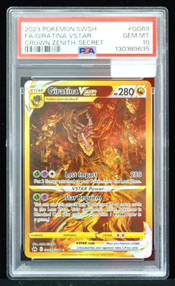 Giratina VSTAR #GG69/GG70 Crown Zenith PSA 10 Pokemon Card - Image 1