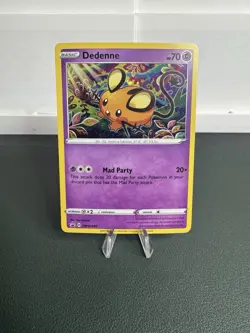 Dedenne SWSH080 Black Star Promo Holo Pokemon Card Near Mint - Image 1