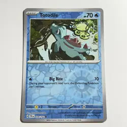 Totodile 039/162 Common Reverse Holo Card SV05: Temporal Forces Pokemon TCG NM - Image 1