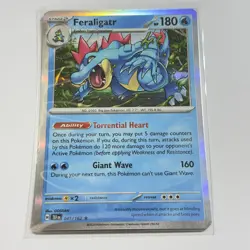 Feraligatr 041/162 Rare Holo Card SV05: Temporal Forces Pokemon TCG NM - Image 1