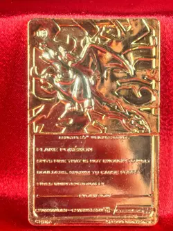 POKEMON CHARIZARD 6 1999 BURKER KING 23K GOLD PLATED CARD GREAT CONDITION - Image 3