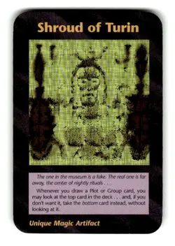 Shroud of Turin Card Limited INWO Illuminati New World Order LP - Image 1