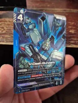 GUNDAM CARD GAME GD04-006 R+ V-DASH GUNDAM - HOLO FOIL - PHANTOM ARIA - Image 3