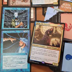 Custom Commander MTG Deck Magic = Card Drawing Madness Red Blue Mythic Rare Fun - Image 1