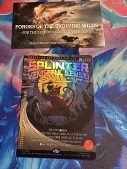 Splinter Vengeful Sensei Ink-eyes Servant of Oni Foil TMNT Secret Lair Ronin - Image 1