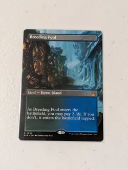 MTG Breeding Pool (Borderless) Ravnica Remastered NM - Image 1