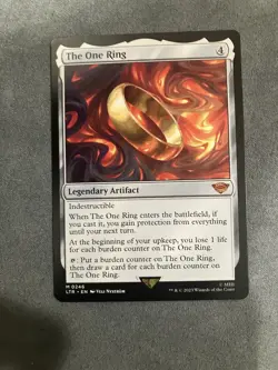The One Ring LOTR Legendary Artifact 0246 Regular NM MTG LOTR - Image 2