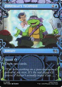 Donatello's Technique (Showcase), 228, TMT, Foil - Image 1