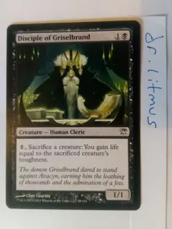 1x Disciple of Griselbrand Innistrad MTG Great Condition - Image 1