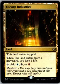 Oscorp Industries R Marvel's Spider-Man 182 NM Magic - Image 1