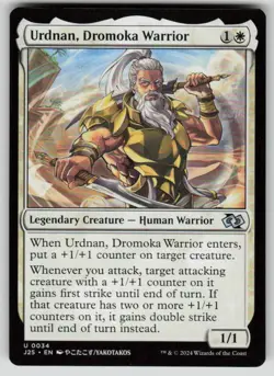 Urdnan, Dromoka Warrior (Anime) U Foundations Jumpstart 34 NM - Image 1