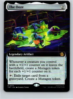 Magic the Gathering Extended Art The Ooze Teenage Mutant Ninja Turtles MTG - Image 1