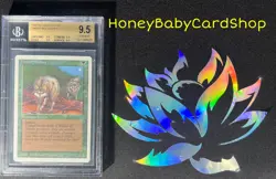 MTG 3rd Edition Revised 1994 Timber Wolves BGS 9.5Q (TRUE QUAD) GEM MINT 93/94 - Image 4