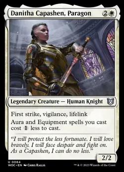 x4 Danitha Capashen, Paragon U MTG Commander: Wilds of Eldraine M/NM, English - Image 1