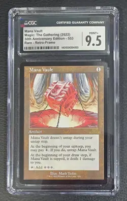 Mana Vault (Retro Frame) 30th Anniversary Edition Graded CGC 9.5 MTG Magic Card - Image 1