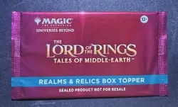 MTG The Lord of the Rings: Tales of Middle-Earth Realms & Relics Box Topper Pack - Image 2