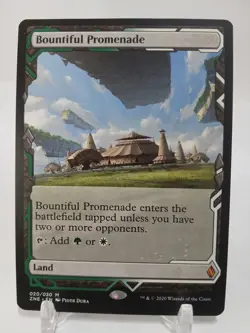 MTG Zendikar Rising Expeditions Bountiful Promenade Near Mint Condition - Image 1