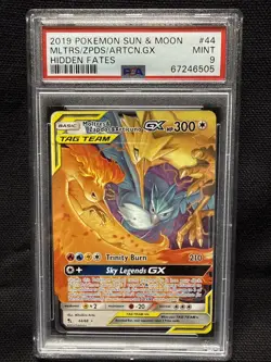 Moltres Zapados Articuno GX Hidden Fates Promo Card 44/68 Pokemon TCG - Image 1