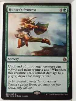 Hunter's Prowess - Explorers of Ixalan - Magic the Gathering MTG Nice! - Image 1