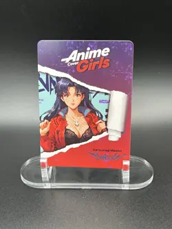 Custom Neon Genesis Evangelion: MISATO KATSURAGI WAIFU CARD - Image 2