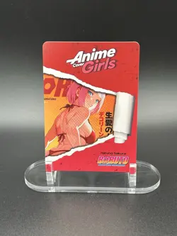 Custom Naruto: SAKURA HARUNO WAIFU CARD - Image 2