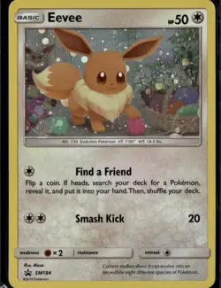 Eevee Cosmos Holo Promo SM Promos SM184 Colorless Holofoil Pokemon Card - Image 1