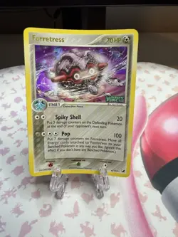 Pokemon TCG Forretress Holo Rare 2005 Unseen Forces 6/115 Card - Image 1
