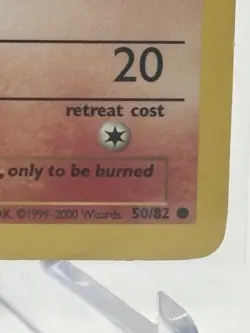 Charmander 50/82 Team Rocket 2000 WOTC Pokemon Card Unlimited Non-Holo - Image 5