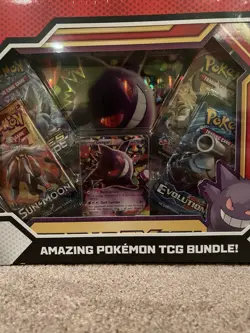 Pokemon TCG Bundle Box Gengar Promo Oversize Card 10 Booster Packs English - Image 3