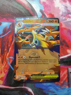 Pokemon TCG Mega Charizard Y EX Black Star Promo 030 Holo Card - Image 1