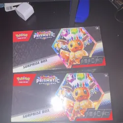 Pokemon Prismatic Evolutions Surprise Box 2 Sealed Boxes w/ Promo Card - Image 1