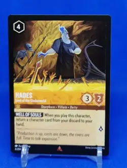 Disney Lorcana Hades Lord Of The Underworld #6/204 Playset 4 Cards - Image 1