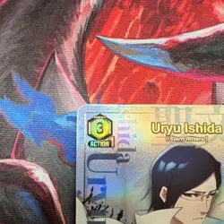 Uryu Ishida Bleach Union Arena BLG-2-002 R+ Holo 3000+ BP Stern Ritters Card - Image 2