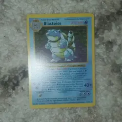Pokemon Blastoise Base Set Holo Rare Stage 2 100 HP Hydro Pump 2/102 Card - Image 1
