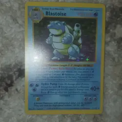 Pokemon Blastoise Base Set Holo Rare Stage 2 100 HP Hydro Pump 2/102 Card - Image 2