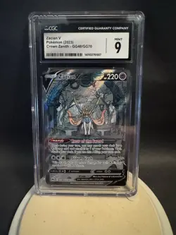 Zacian V GG48/GG70 Crown Zenith CGC 9 Ultra Rare Holo Pokemon Card - Image 1