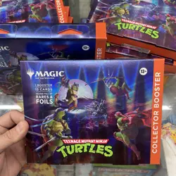 MTG Teenage Mutant Ninja Turtles Collector Booster “Omega” 15 Cards NEW SEALED - Image 1