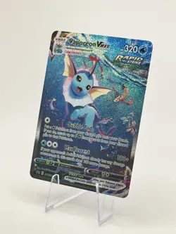 Custom Made Vaporeon VMAX SWSH182 SWSH Sword & Shield Promo Fan Art Card Non TCG - Image 4